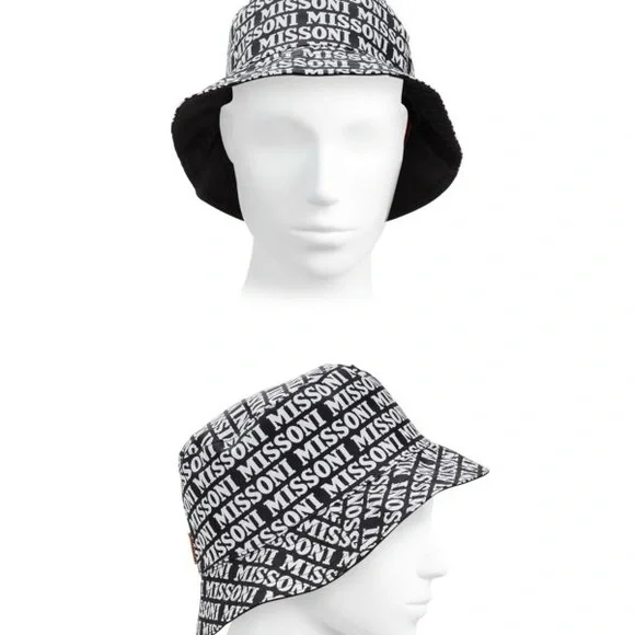 M Missoni Bucket Hat, White Missoni straw hat M Size | eBay main image 2